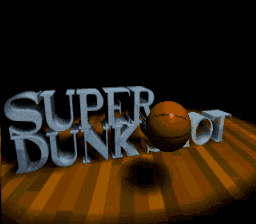 Super Dunk Shot (Japan) Title Screen
